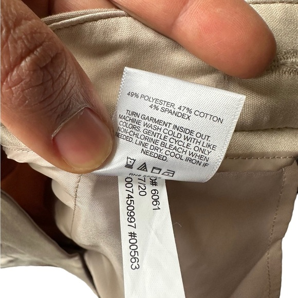 Express Womens Tan Ankle Midrise Sailor Pants Size 8S - Picture 6 of 13